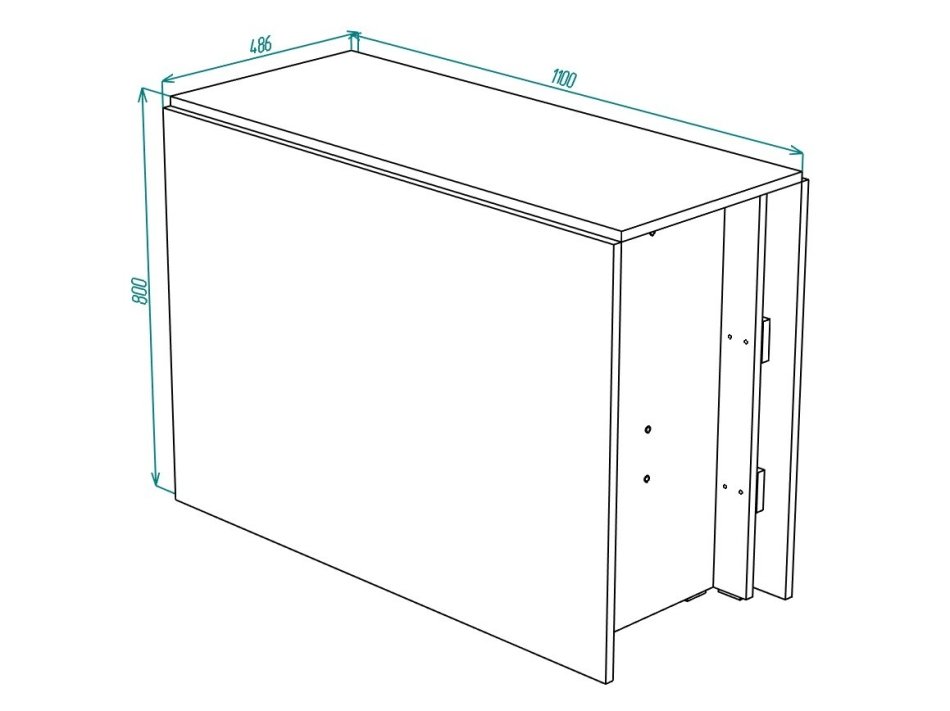 Стол тумба (1100х2000)