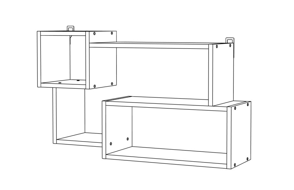 Полка МЛ- 2 (920*550), Собран