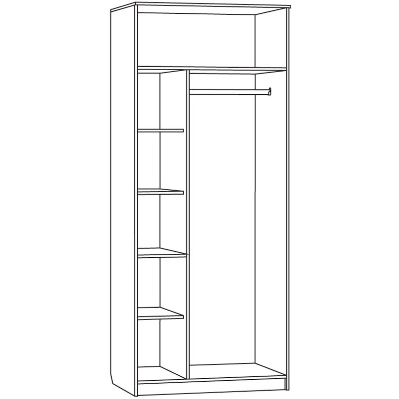 Dominica 451/02 dulap cu 2 uși Dominica 451/02 dulap cu 2 uși
