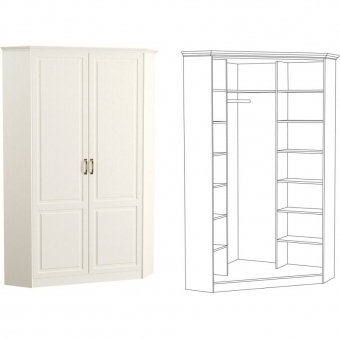 Ливерпуль Шкаф для одежды угловой 13.124, Ограниченно годен