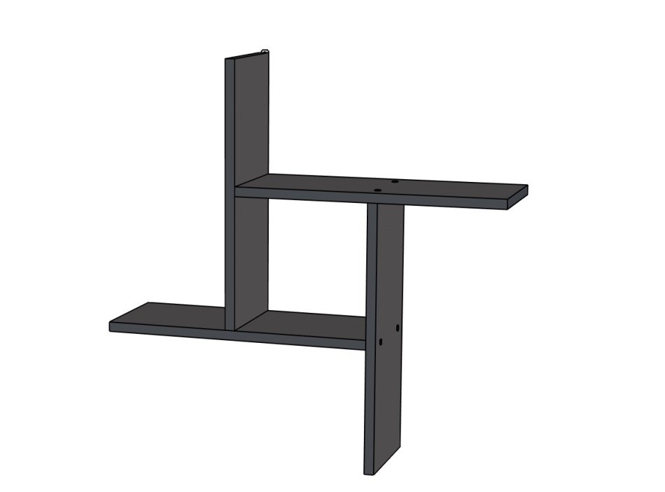Полка МЛ- 1 (750*750), Собран