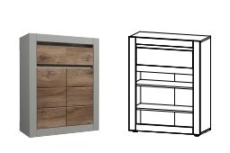 Катания Комод 2Д1Ш