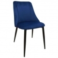 Scaun ARI~Dark Blue+Black Legs