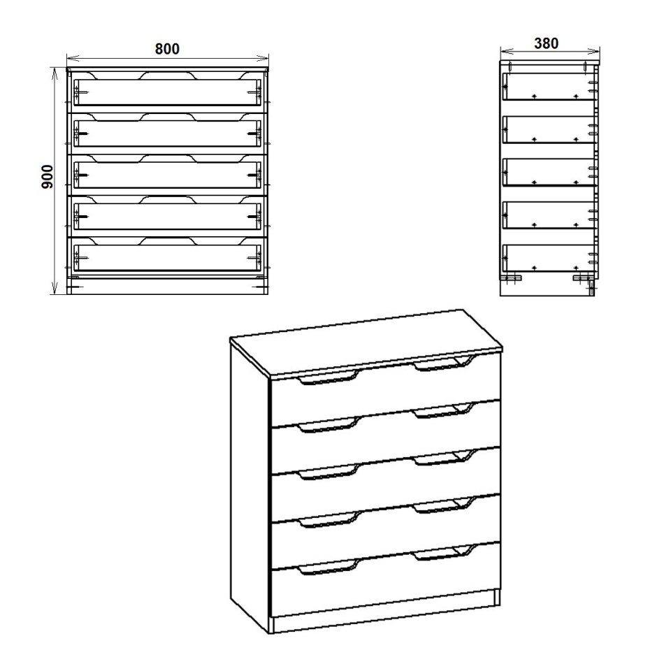 Комод-5М ( 800 )