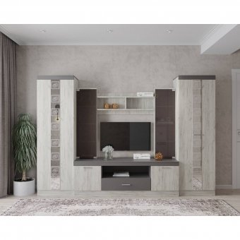 Гостиная МЛ - 6 Вар 1 (2900) с Рисунком