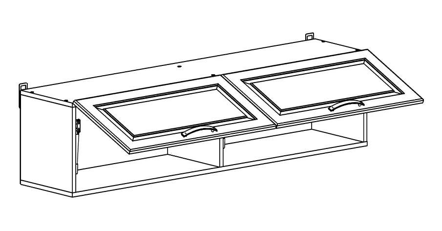 Ливерпуль № 6 Шкаф навесной 1400 Ливерпуль № 6 Шкаф навесной 1400