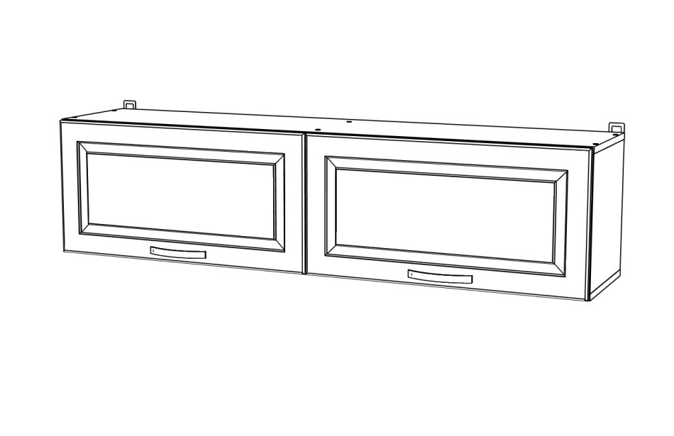Ливерпуль № 6 Шкаф навесной 1400 Ливерпуль № 6 Шкаф навесной 1400