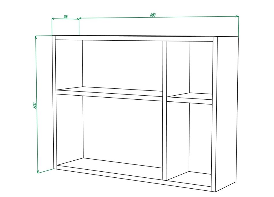 Полка МЛ- 8 (800*600*200)