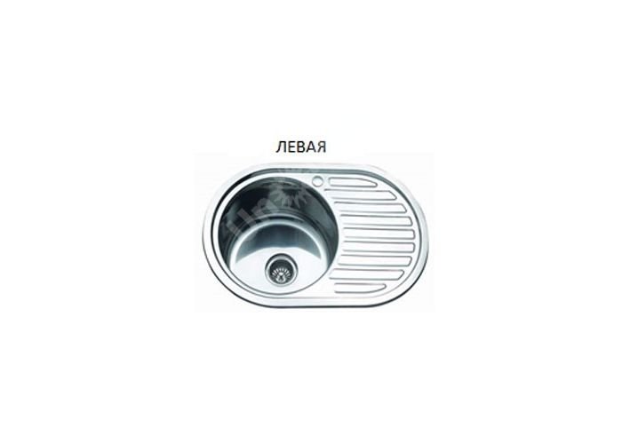Мойка WW 7750L-P 0,6/1,60 овал (чаша слева), Собран