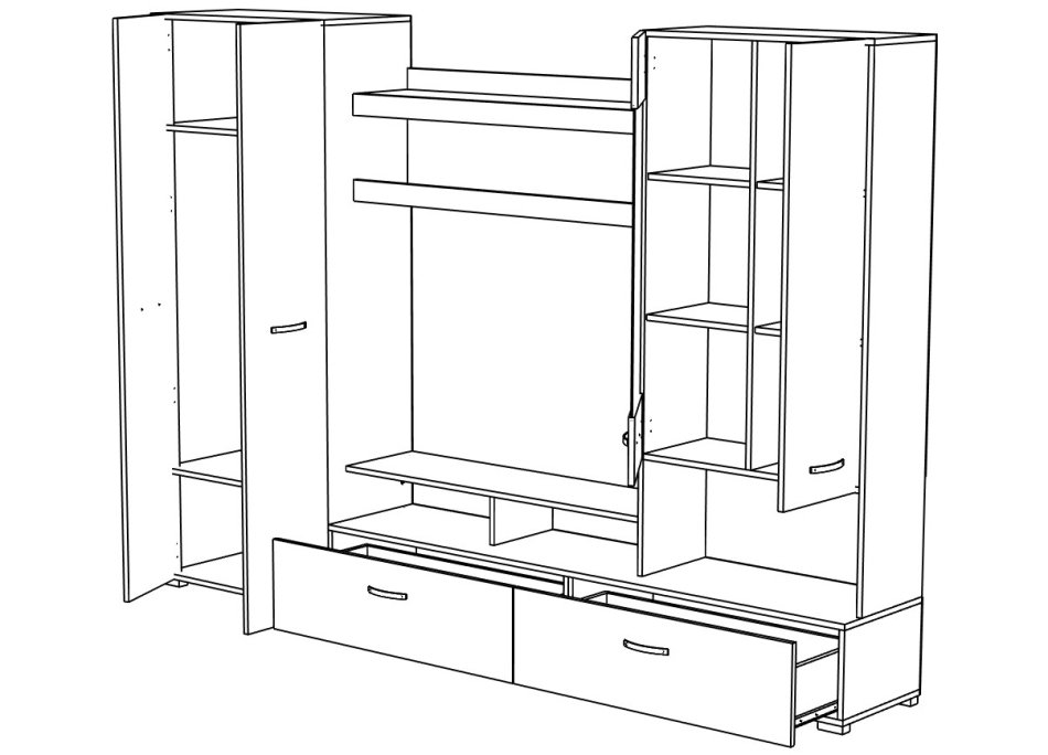 Гостиная МЛ-1 Вар.1 2800