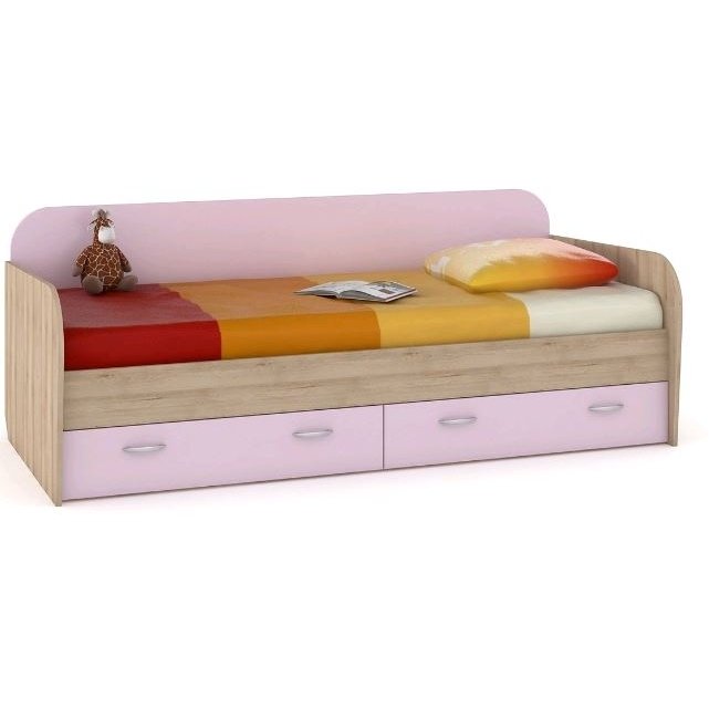 Ника 424 Кровать одинарная 80*200 с осн. Моби