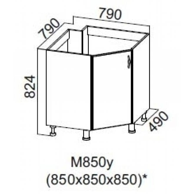 ГЕОМЕТРИЯ М 850у ( 850НМ угол)
