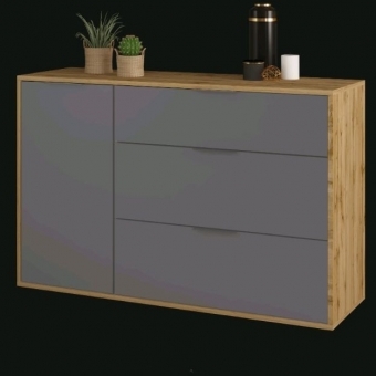 Нитро комод  1Д3Ш, Собран