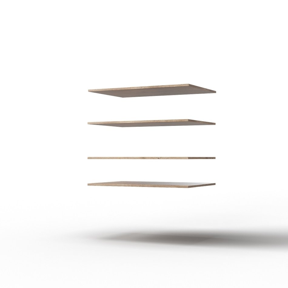 Полка «Герта» (Комплект 4шт.) 0979.26