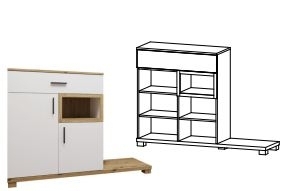 Монте  Комод 2Д1Ш