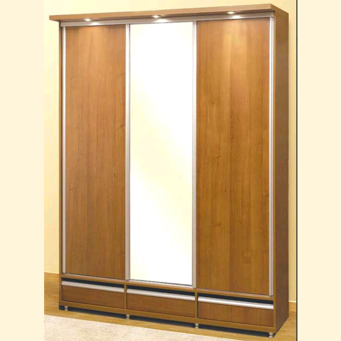 Шкаф Купе ДФ 1800/3Ш без зеркал