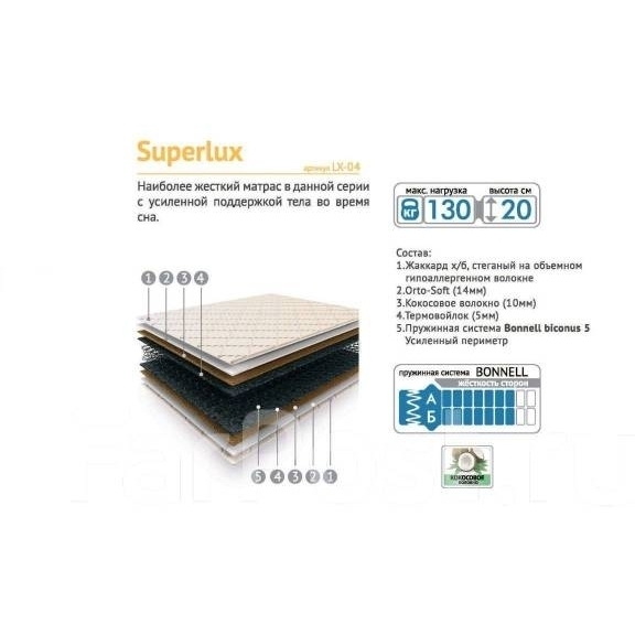 Матрас  Simple Superlux LX-04  70 х 190