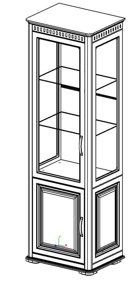 Марсель 2 №11 Пенал витрина Марсель 2 №11 Пенал витрина
