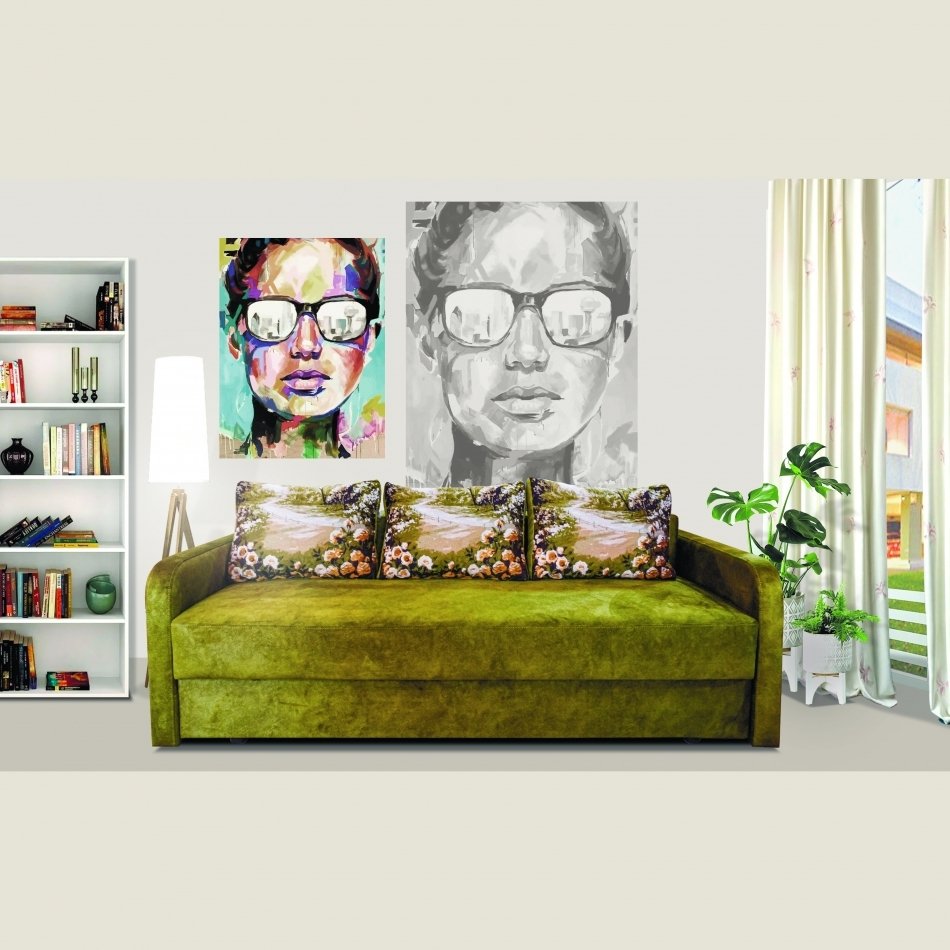 Кровать "ЕВРОСОФА"  1   К-1снято