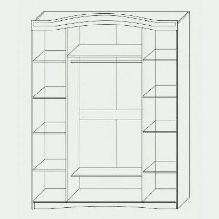 Dulap VENERA LUX 4-oh dv (1700) (Sokme)