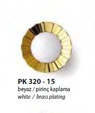 Ручки PK 320-15 ALITA белый / золото