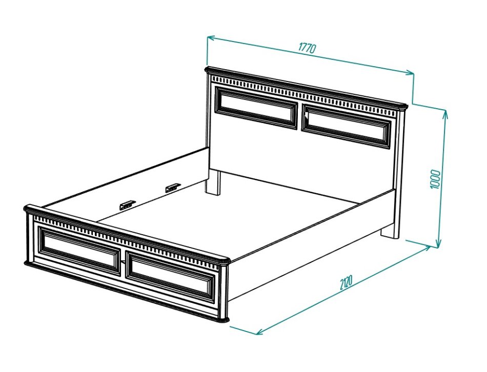 Марсель 2 №01 Кровать 160