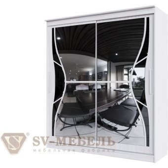 ЗЕРКАЛО Шкаф купе №19 (1,5м)  (Симфония)