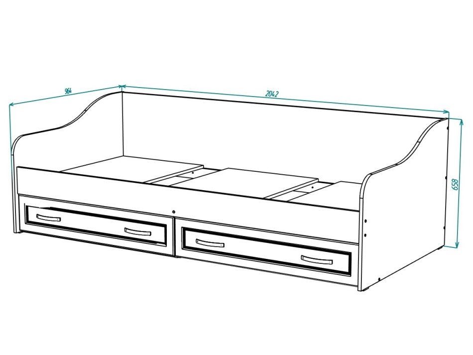 Ливерпуль № 29 Кровать (90x200)