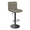 Scaun de bar SB-044~Dark Grey Pu+Black Leg