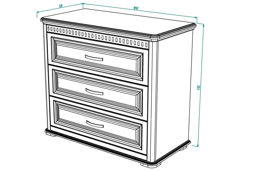 Марсель 2 №06 Комод Марсель 2 №06 Комод