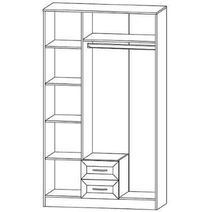 PRINCESS 3D 17 Garderoba cu 3 aripi