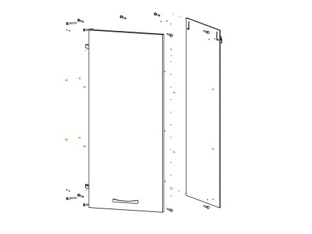 Куба МДФ фасад  Ш 550у (912)