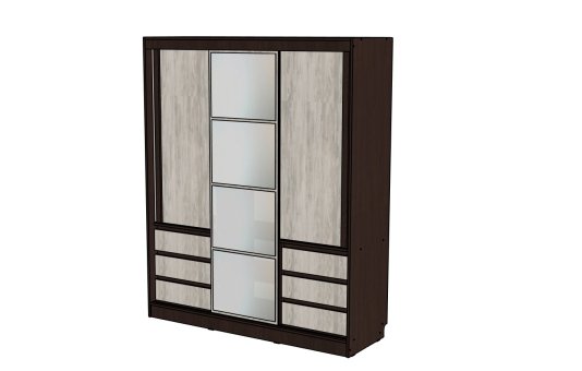 NEW Шкаф купе НАЙС 3Д (180) ЗАКАЗНОЙ