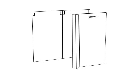 Азур С1000 угол (фасад) правый Азур С1000 угол (фасад) правый