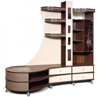 ОРФЕЙ 12 Шкаф комбинированный С тумбой Л (0365.2)