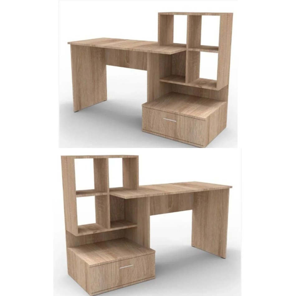 Стол письменный МЛ-10 (1500) (Лев\Прав), Собран