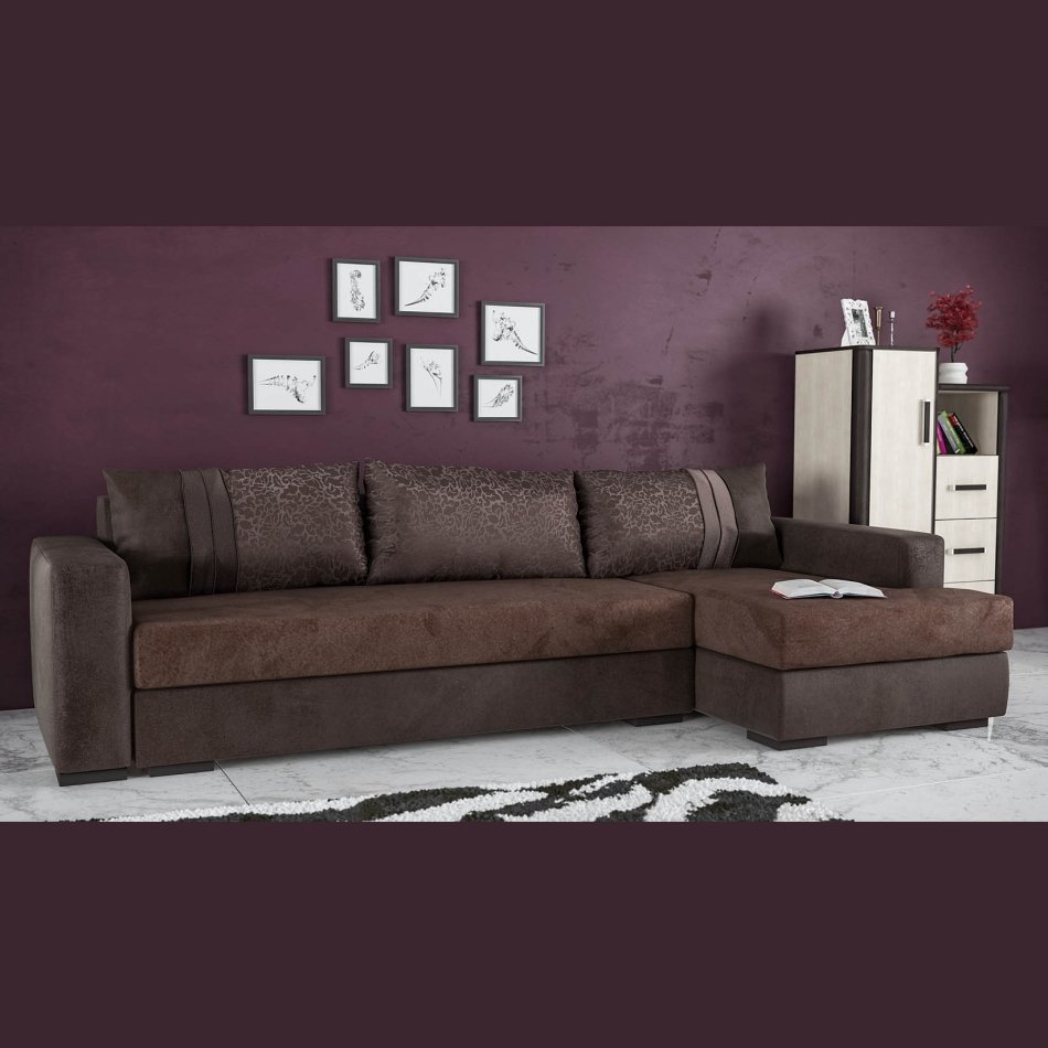 Диван угловой  Жемчужина 1 Л Группа 2 КМК 0510/1