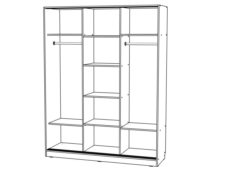 Ливерпуль № 38 Шкаф купе (1700)