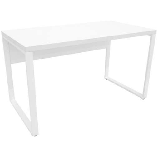 Masa B-120~(120 x 60cm)  alb + cadru alb