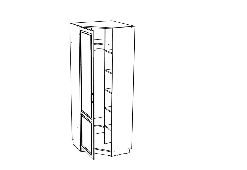 Ливерпуль № 37 Шкаф угловой Ливерпуль № 37 Шкаф угловой