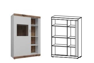 САНТОРИНИ Пенал Низкий 1Д