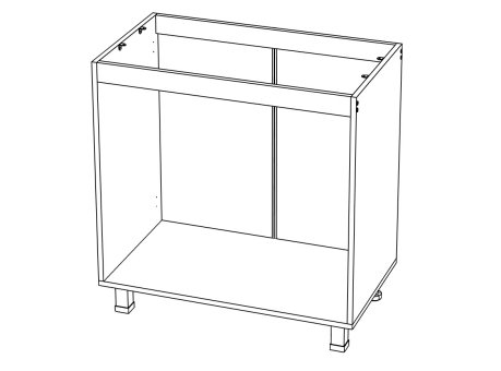 КОРПУС Стол 800 НМ, Собран