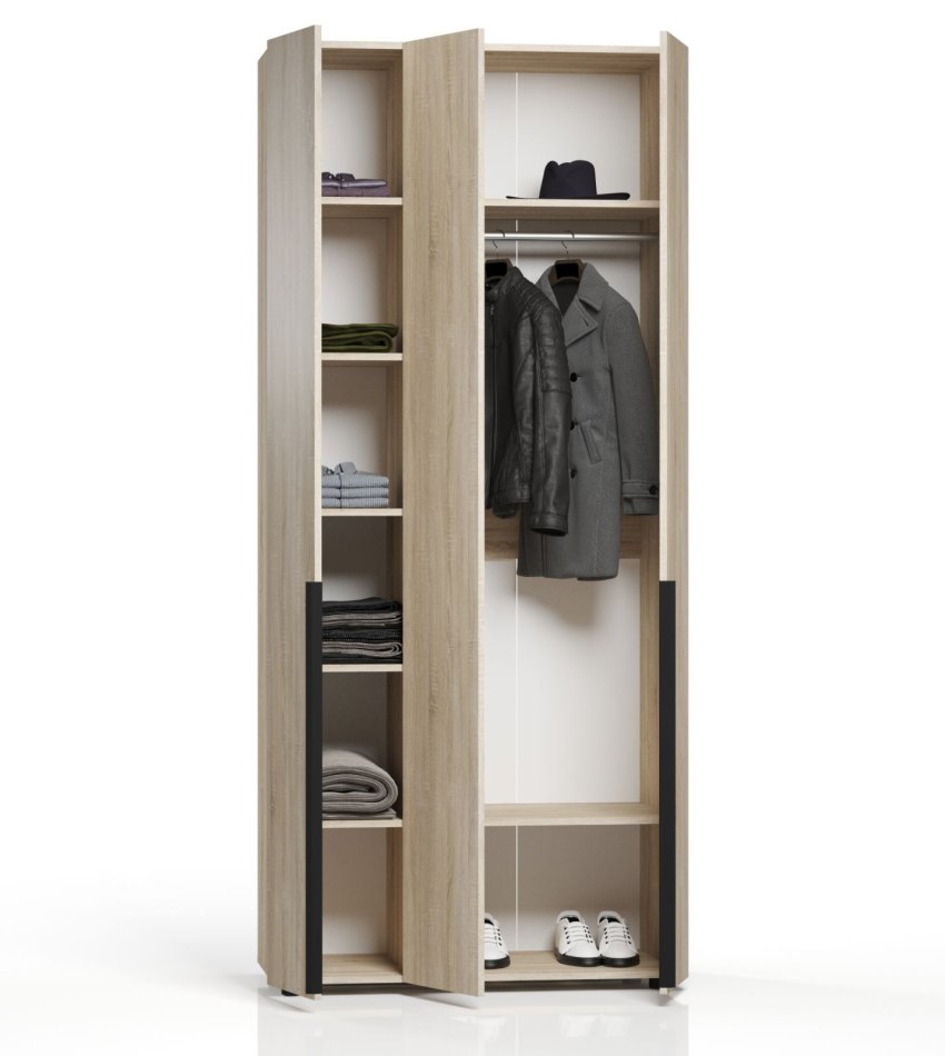 ЛИРА Шкаф для одежды 3Д (1050)