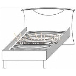 ДОМИНО  Кровать 900 без основ. (90х2,0)
