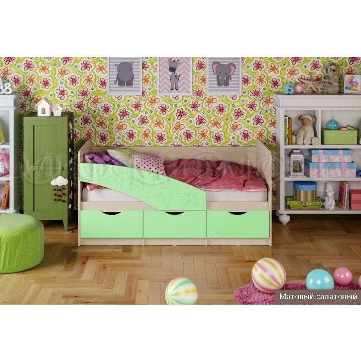 Кровать Бабочки 1,6*0,8м Кровать Бабочки 1,6*0,8м