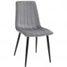 Scaun DC-90P~N23 Catifea-Grey+Black Legs