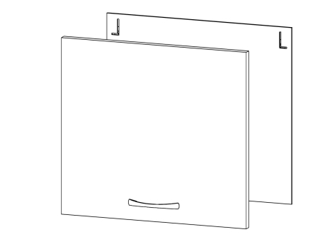 Куба ЛДСП фасад  ШГ  500 (456)