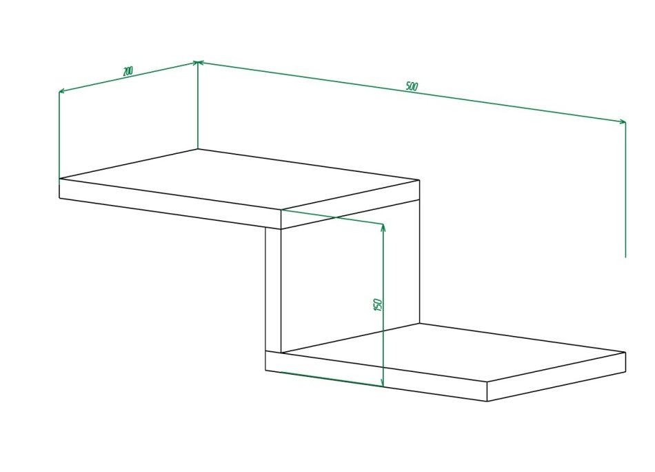 Полка МЛ- 7 (500*150*200)