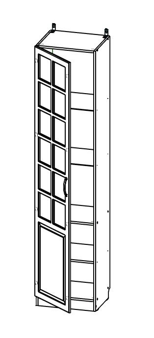 Ливерпуль №  1 Шкаф - витрина , Собран