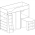 КАПРИЗ  8  Кровать - чердак с выкатным столом  (0,80х2,0) с осн.